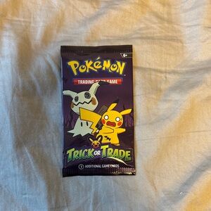 Pokemon Trick or Trade Card Pack - Purple and Yellow